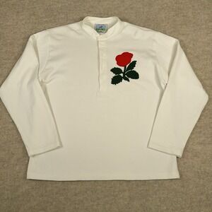 Rowing Blazers X Sports D'Epoque England 1871 Rugby Polo Shirt White Mens XXL